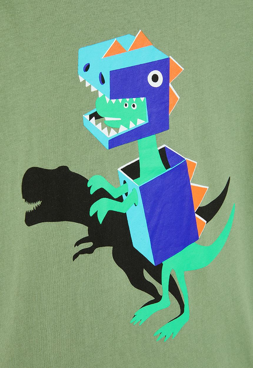 Pop Candy - Boys dino tee - green