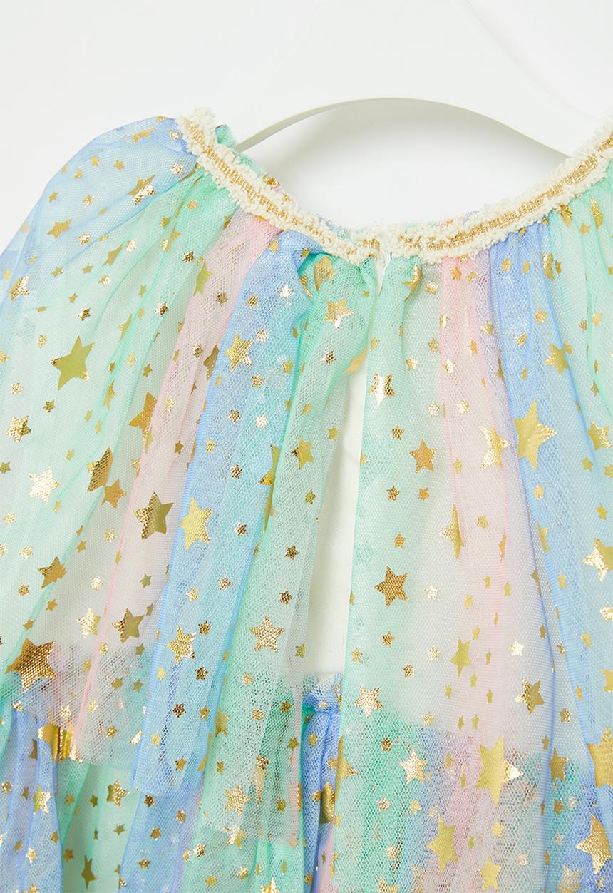 Pop Candy - Tiered star dress - multi