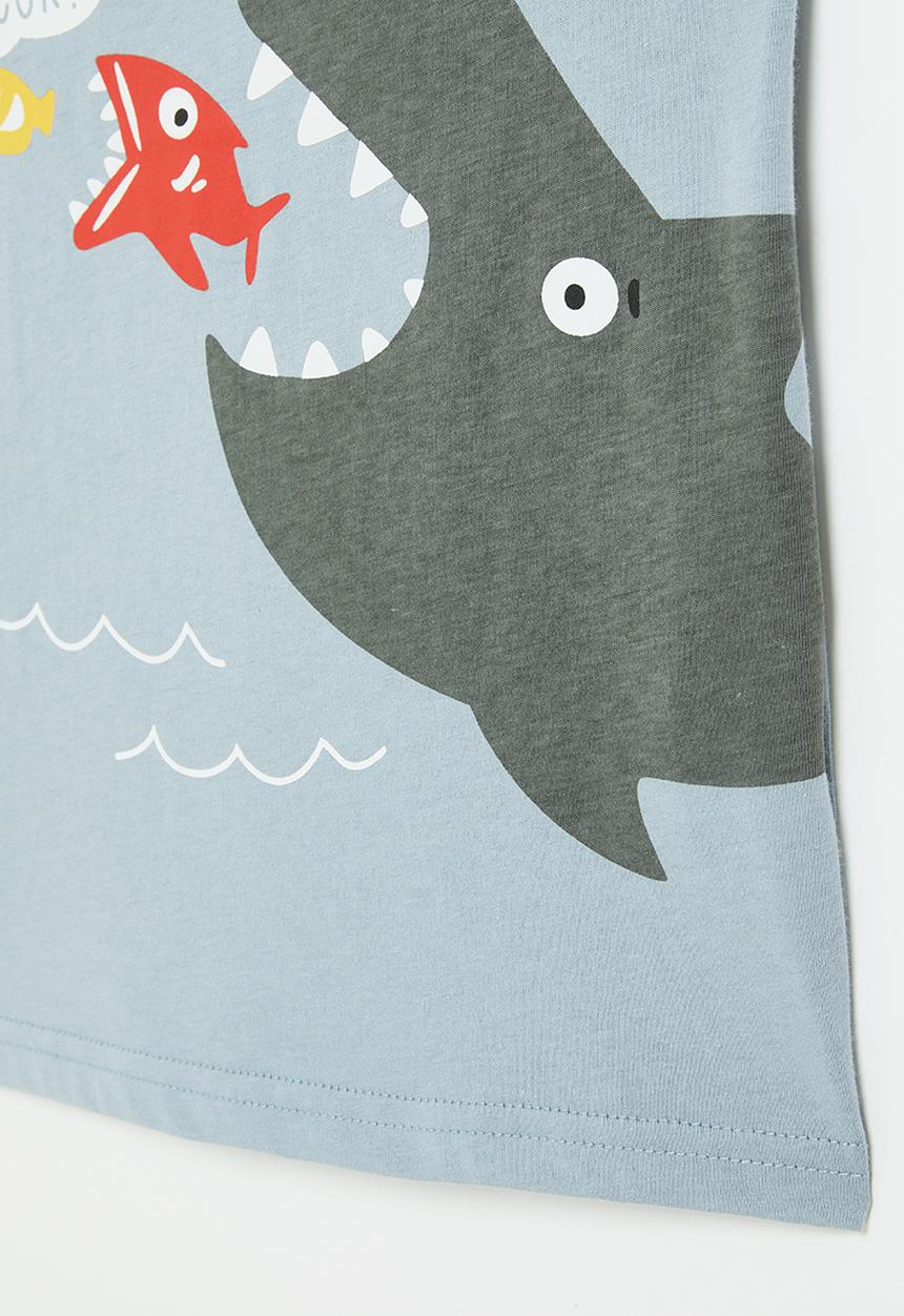 Pop Candy - Shark vest - blue