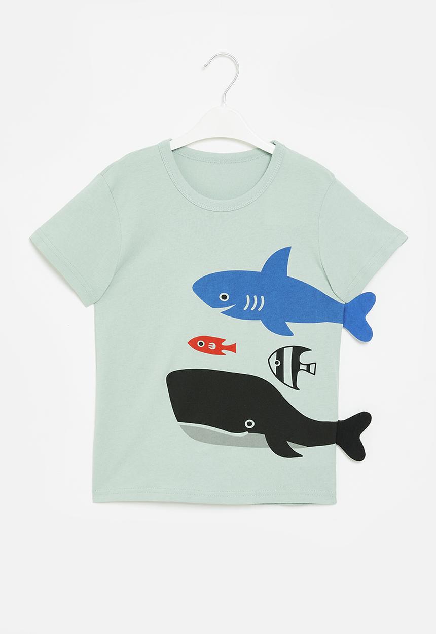 Pop Candy - Boys tee - sage