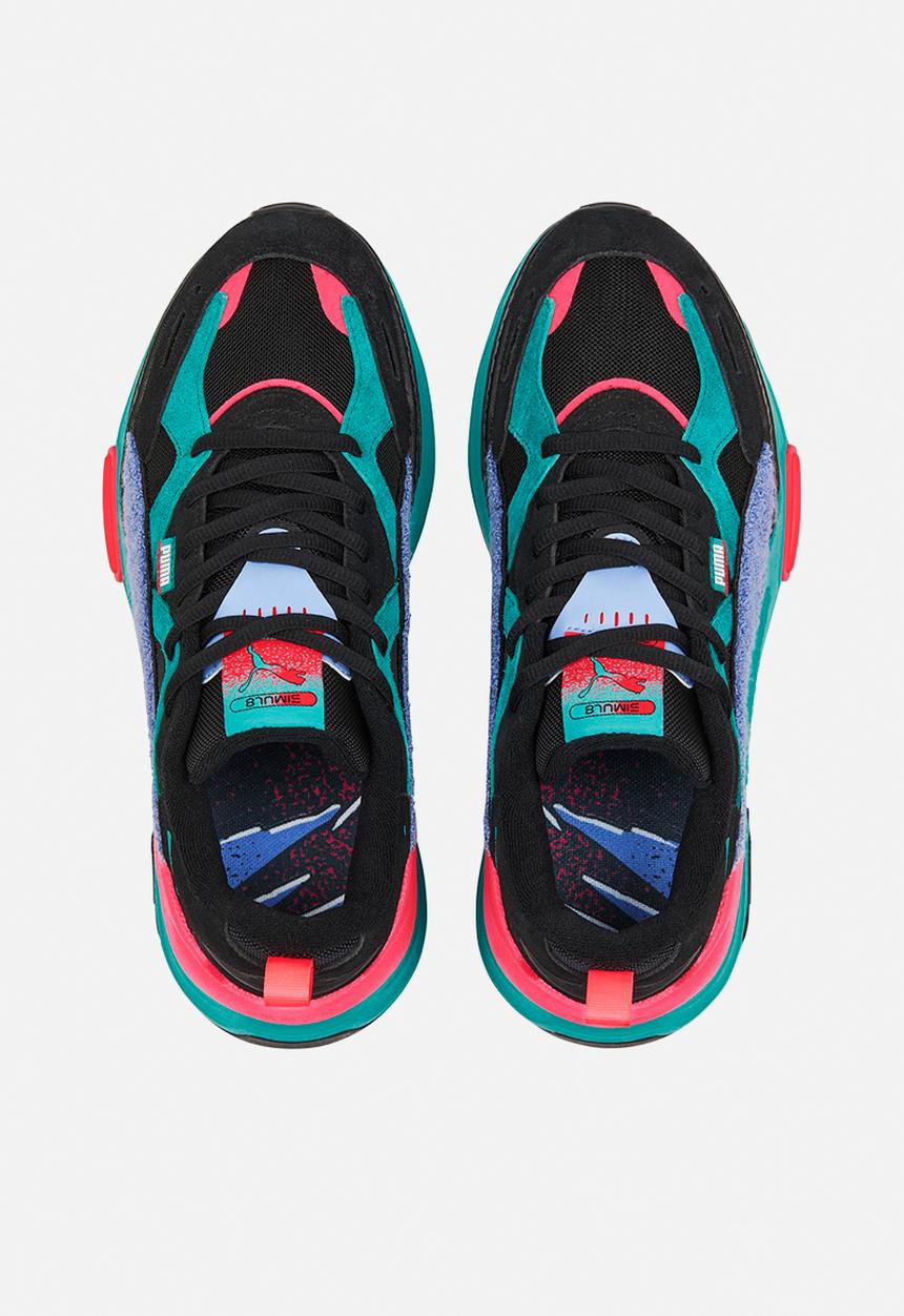 シムエイペックス Rs-simul8 fd - 387502 01 - puma black/deep aqua fandom
