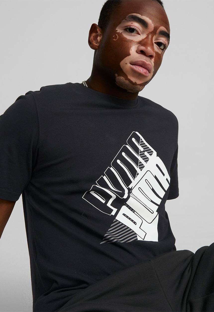 PUMA - Puma power logo tee - puma black