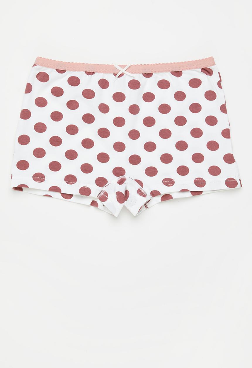 Rebel Republic - Polka dot briefs - white/pink