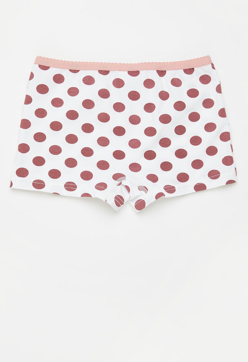 Rebel Republic - Polka dot briefs - white/pink
