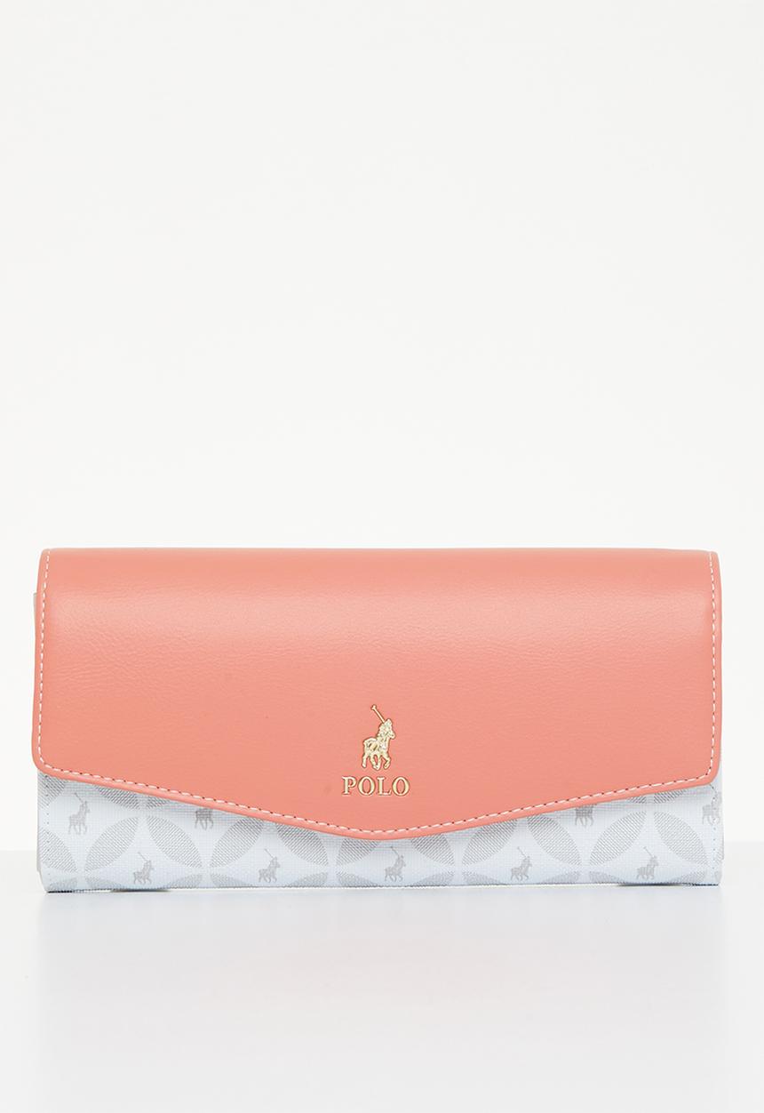 POLO - Berkley clutch purse bag - coral