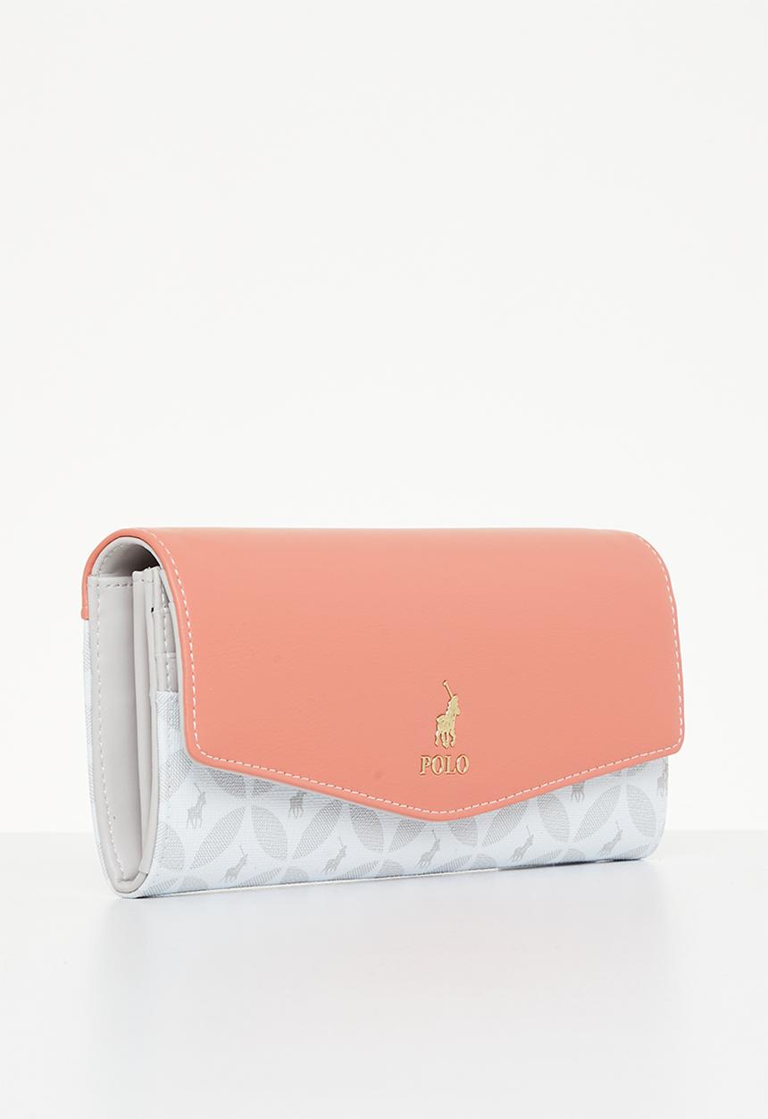POLO - Berkley clutch purse bag - coral