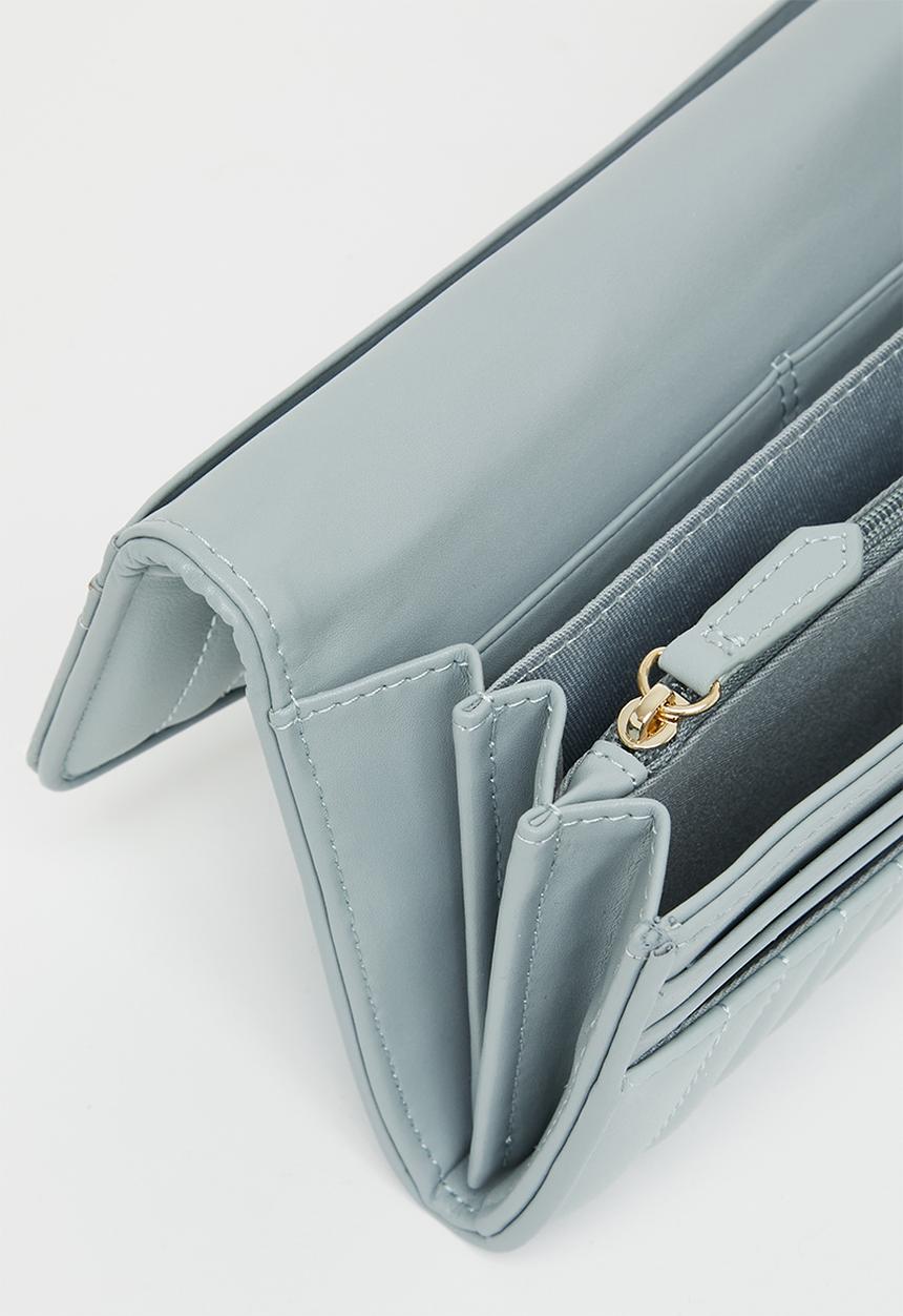 POLO - Quilt clutch purse bag - blue