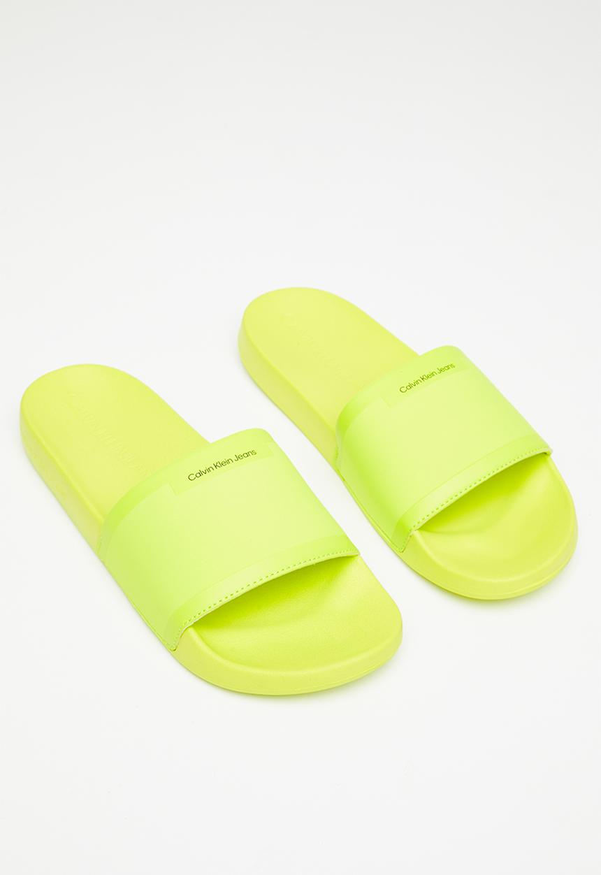 Calvin Klein - Slide neoprene - safety yellow