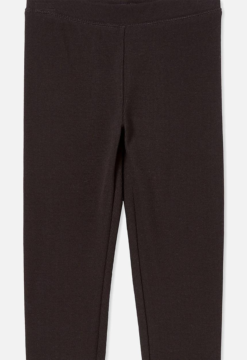 Cotton On - Unisex organic rib leggings - phantom