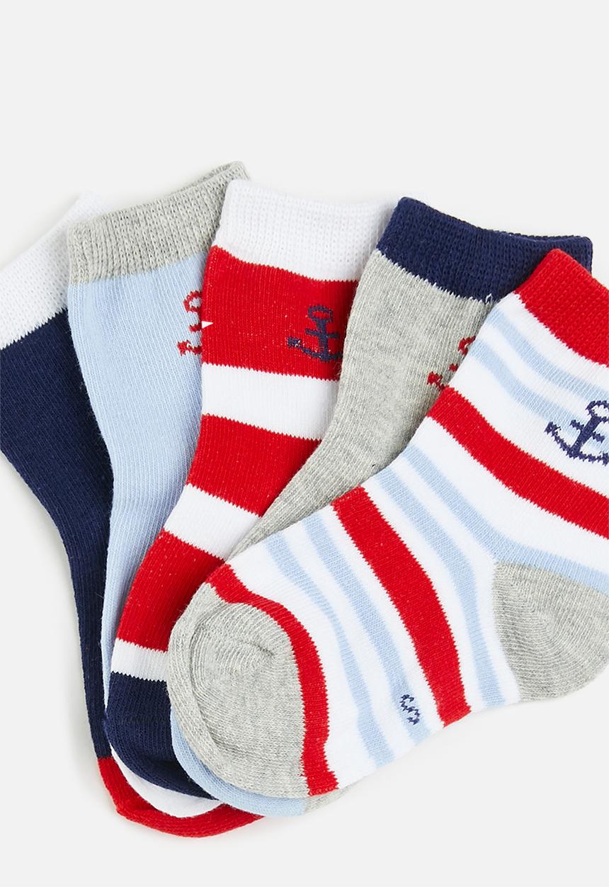 Pop Candy - Boys 5 pack socks - multi