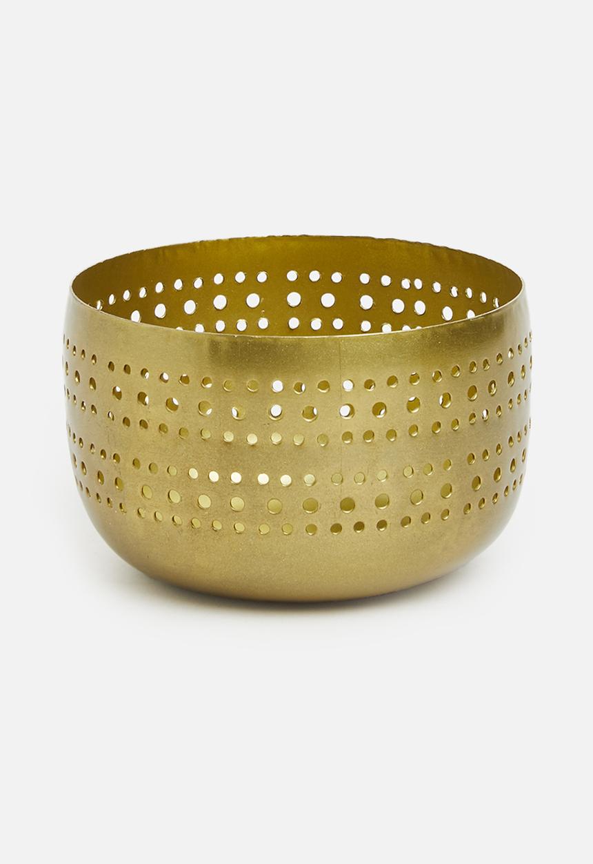H&S - Tealight holder - gold