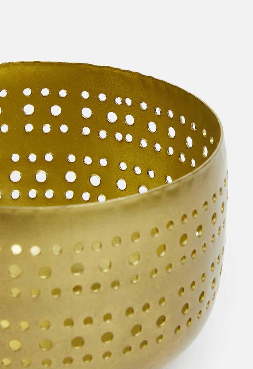 H&S - Tealight holder - gold