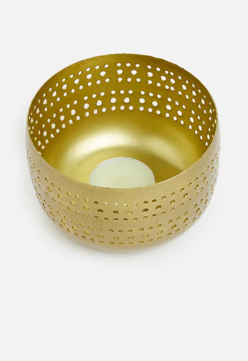 H&S - Tealight holder - gold