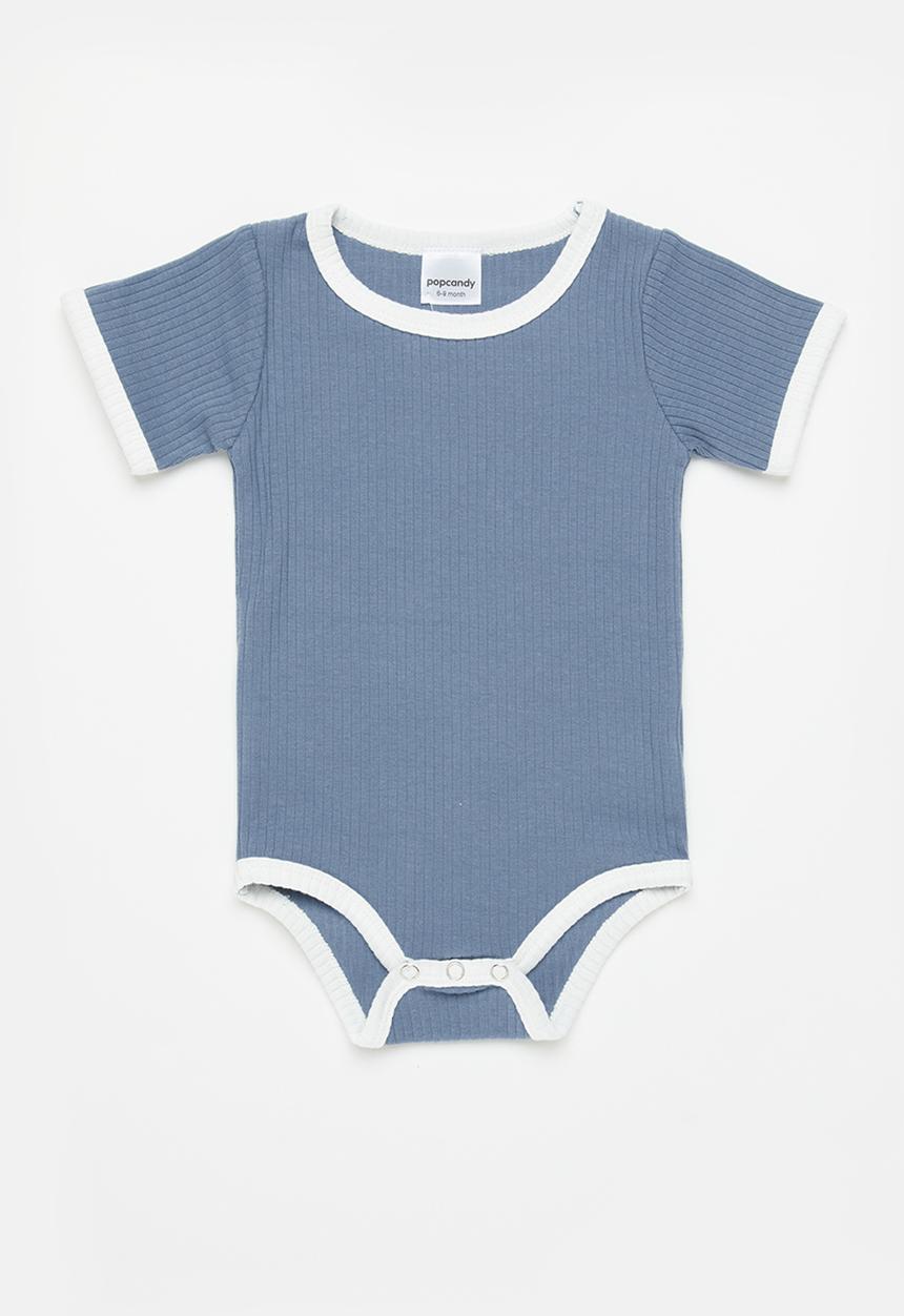 Pop Candy - Baby boys babygrow - blue