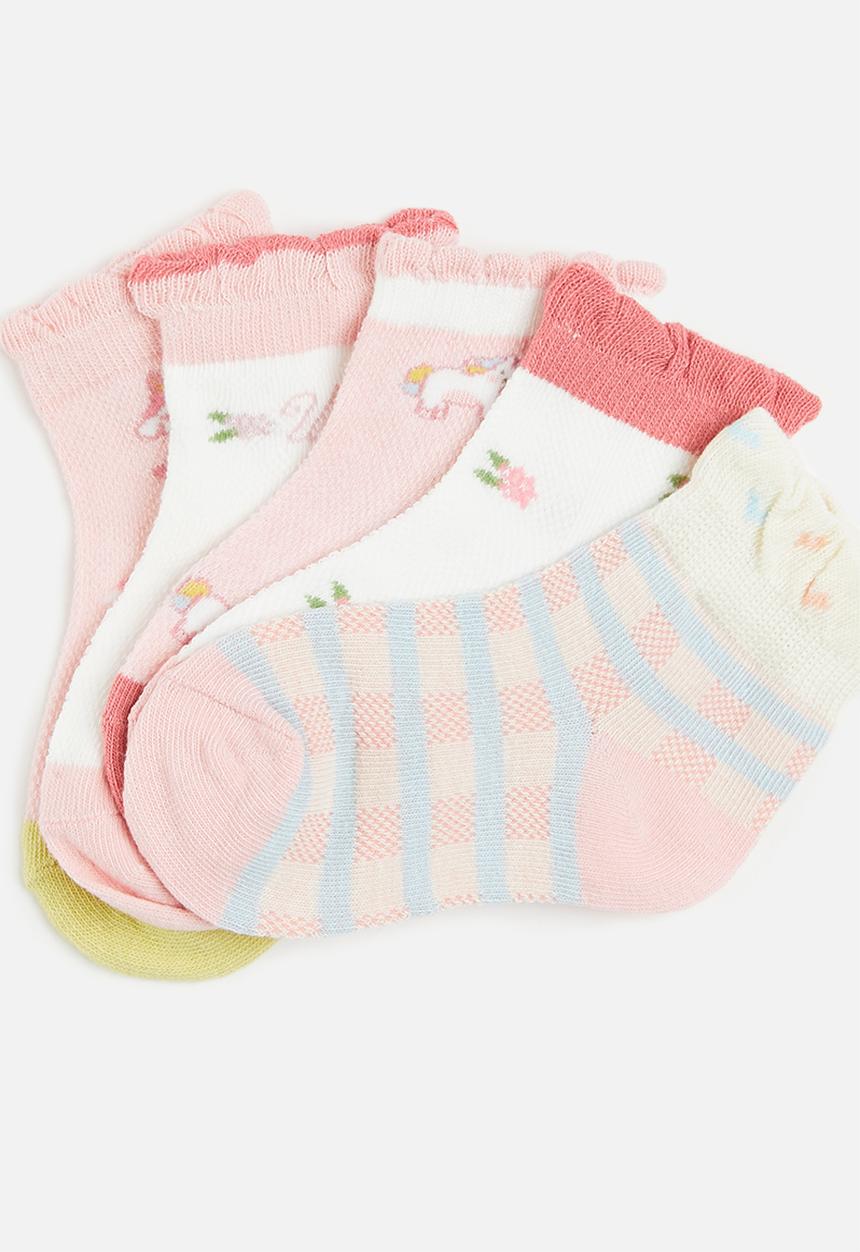 Pop Candy - 5 pack unicorn socks - multi