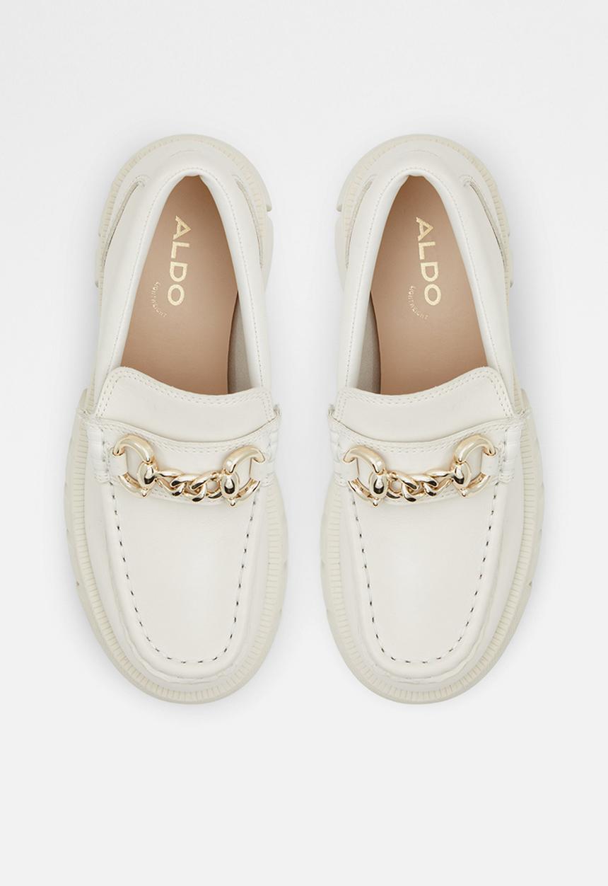 ALDO - Bigwalk leather loafer - open white