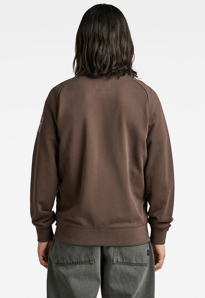 G-STAR - Bomber jkt sw - chocolat