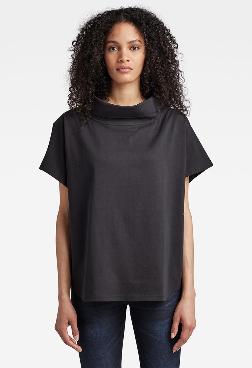 G-STAR - Woven mix sleeveless loose r t  - caviar