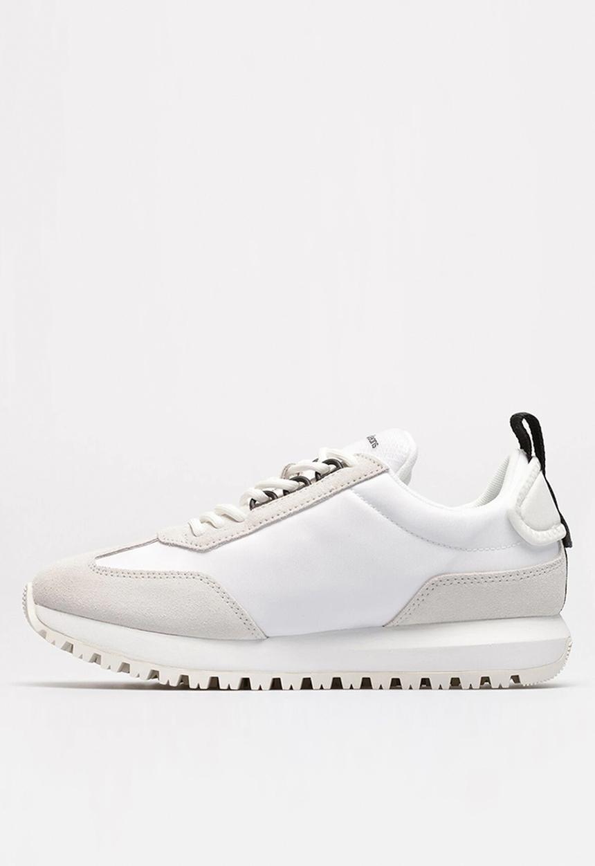 Calvin Klein - New retro runner laceup low - bright white