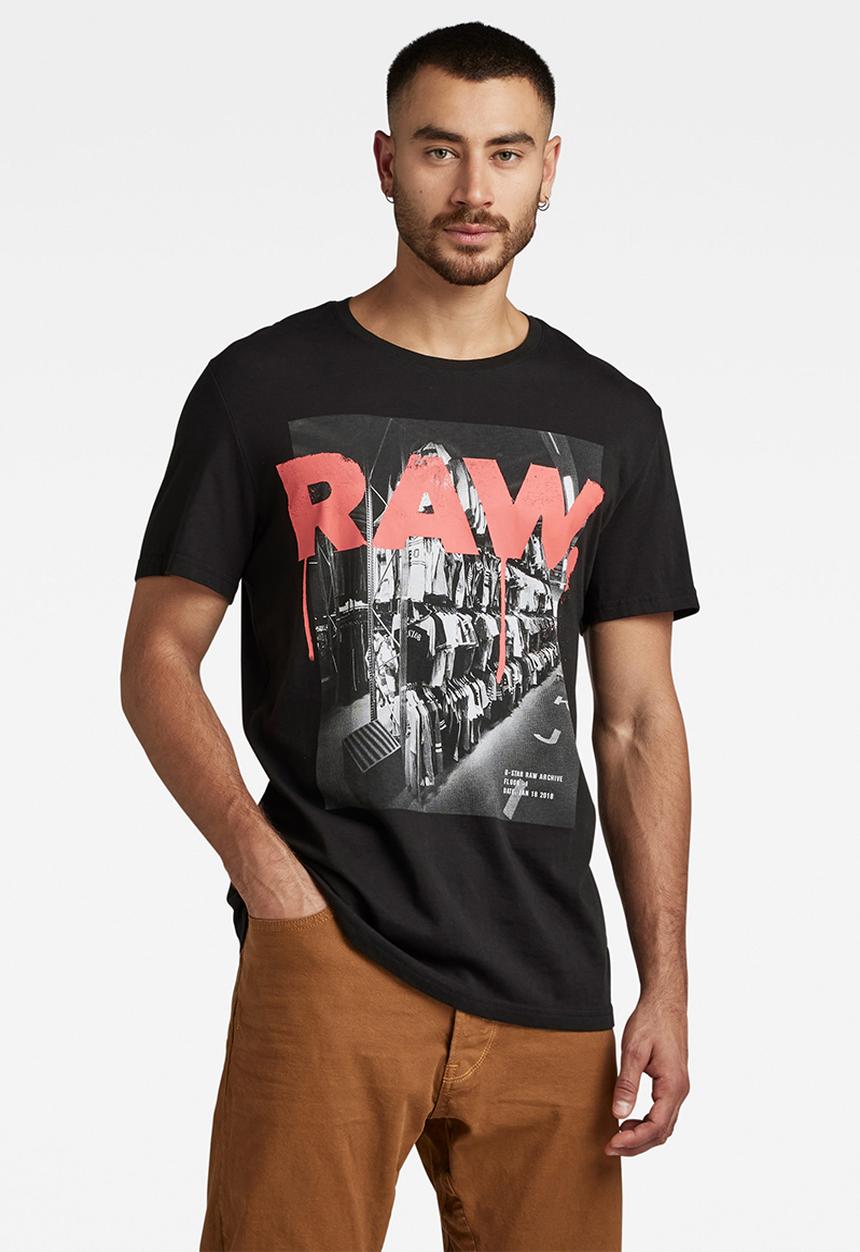 G-STAR - RAW. ARCHIVE T-SHIRT-BLACK