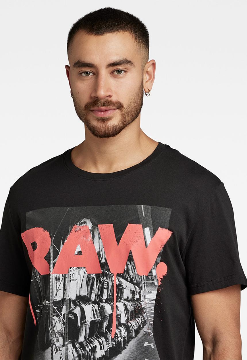 G-STAR - RAW. ARCHIVE T-SHIRT-BLACK