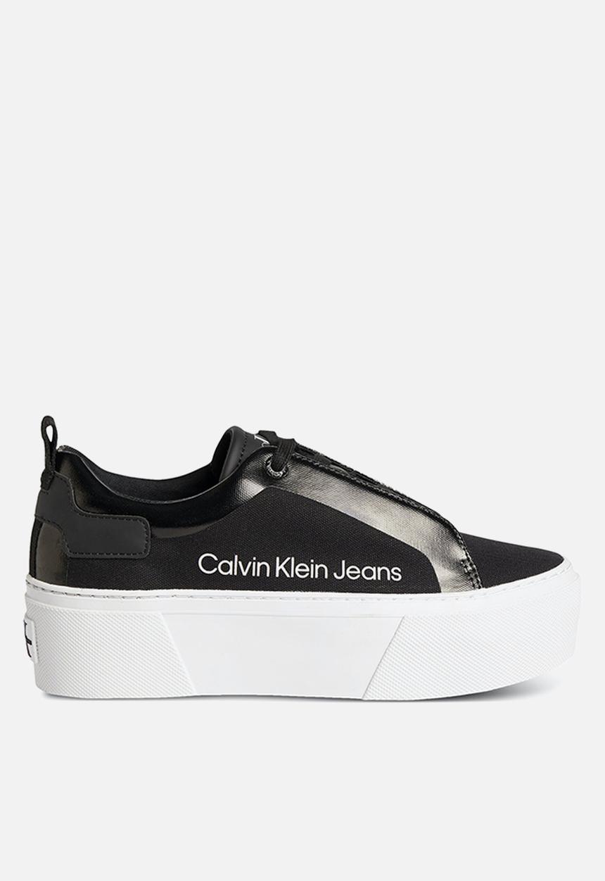 Calvin Klein - Vulcanized flatform+ laceup - black