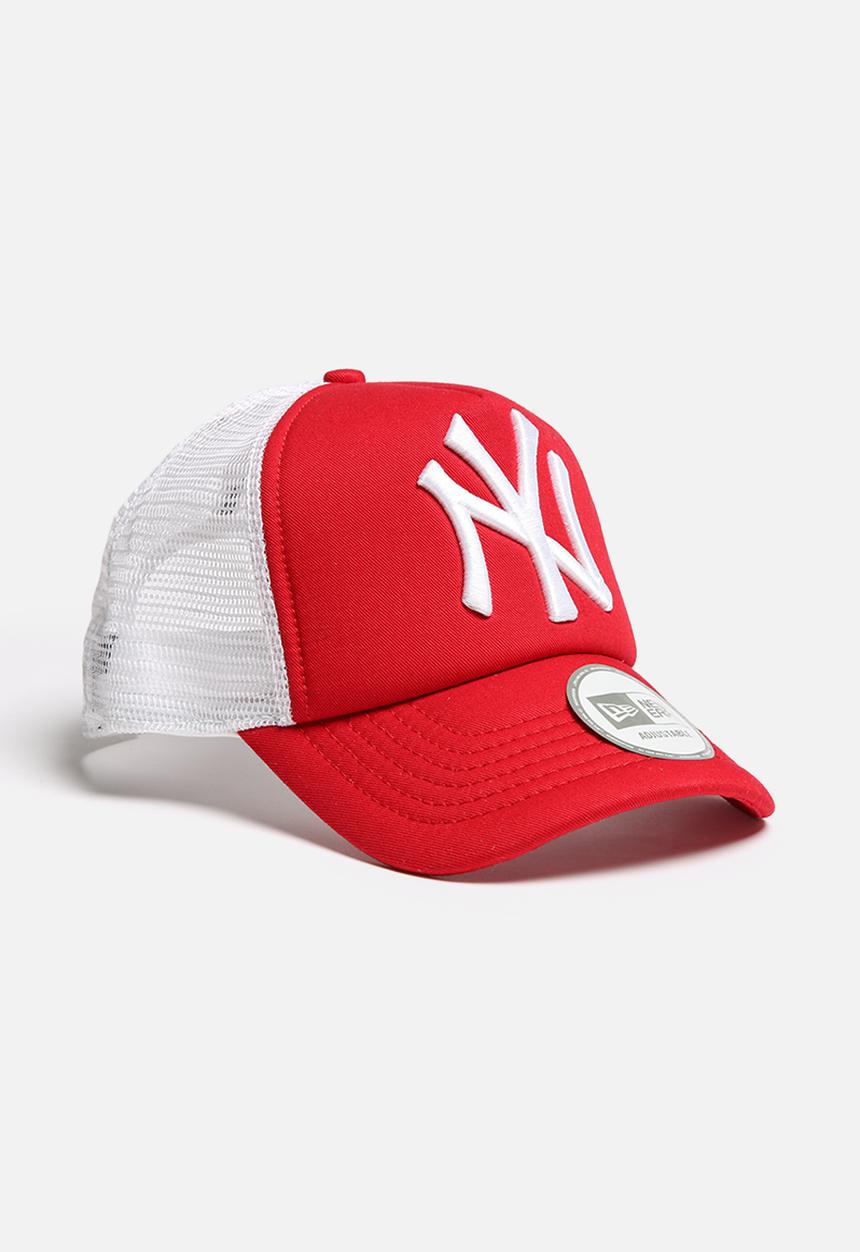 New Era - Trucker NY Yankees - red & white 