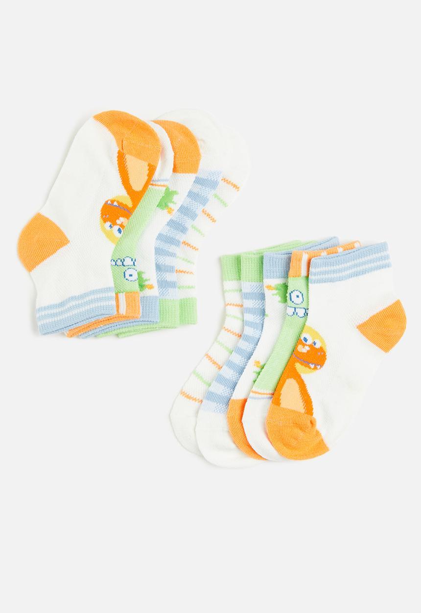 Pop Candy - 5 pack dino socks - multi