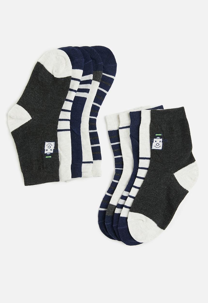 Rebel Republic - Boys 5 pack socks - multi