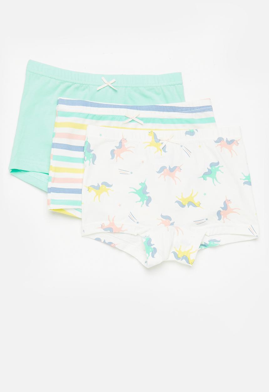 Pop Candy - Girls 3 pack printed briefs - multi