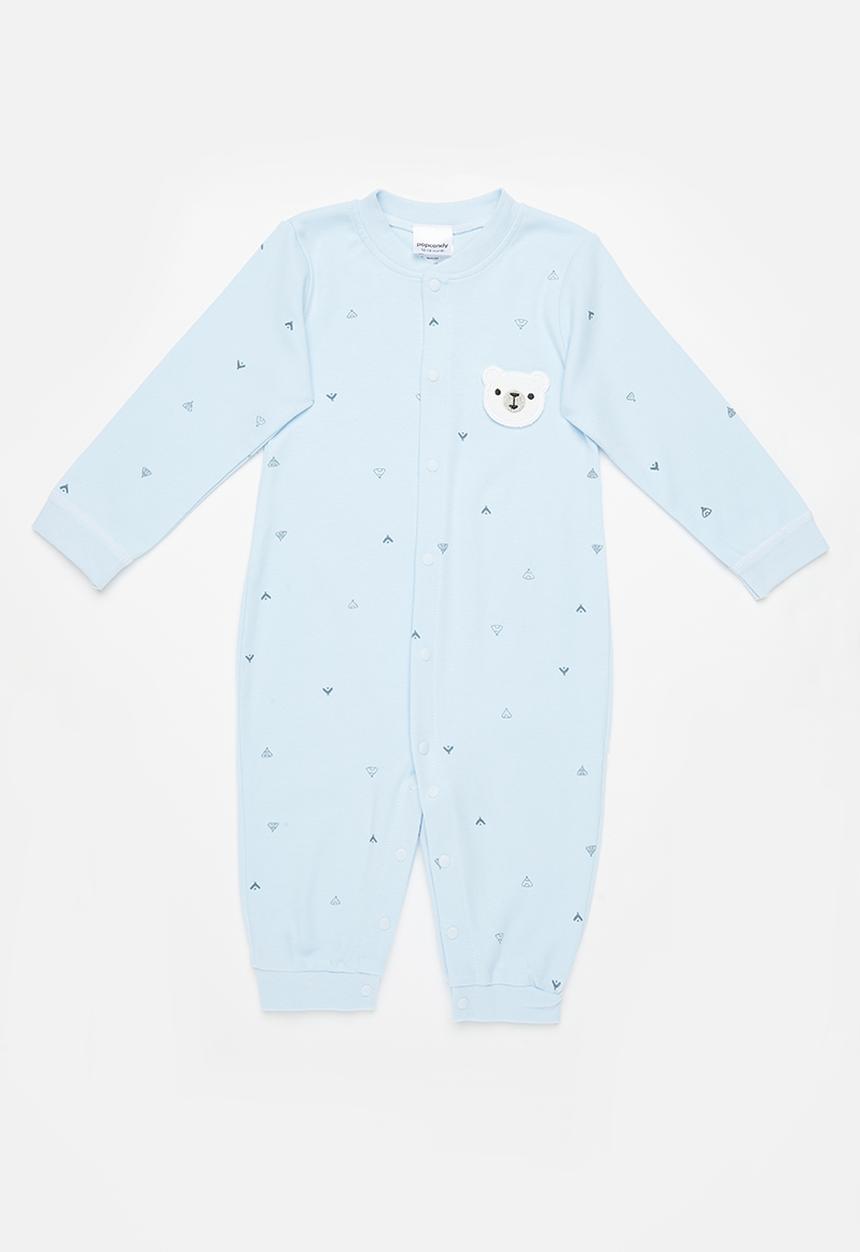 Pop Candy - Baby printed romper - blue