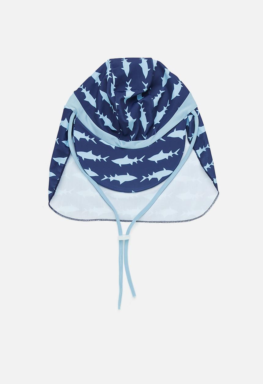 Pop Candy - Shark swim cap - navy