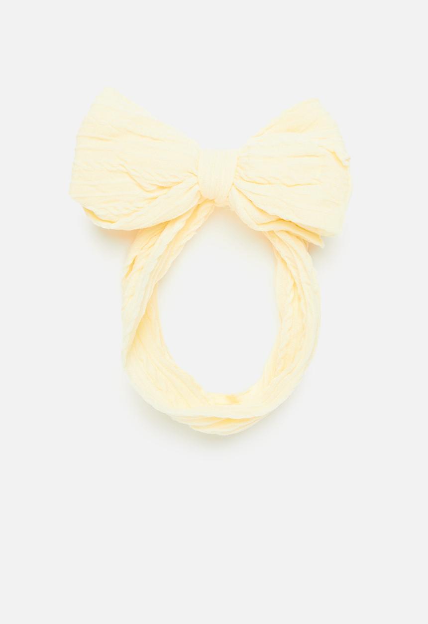 Pop Candy - Baby bow headband - cream