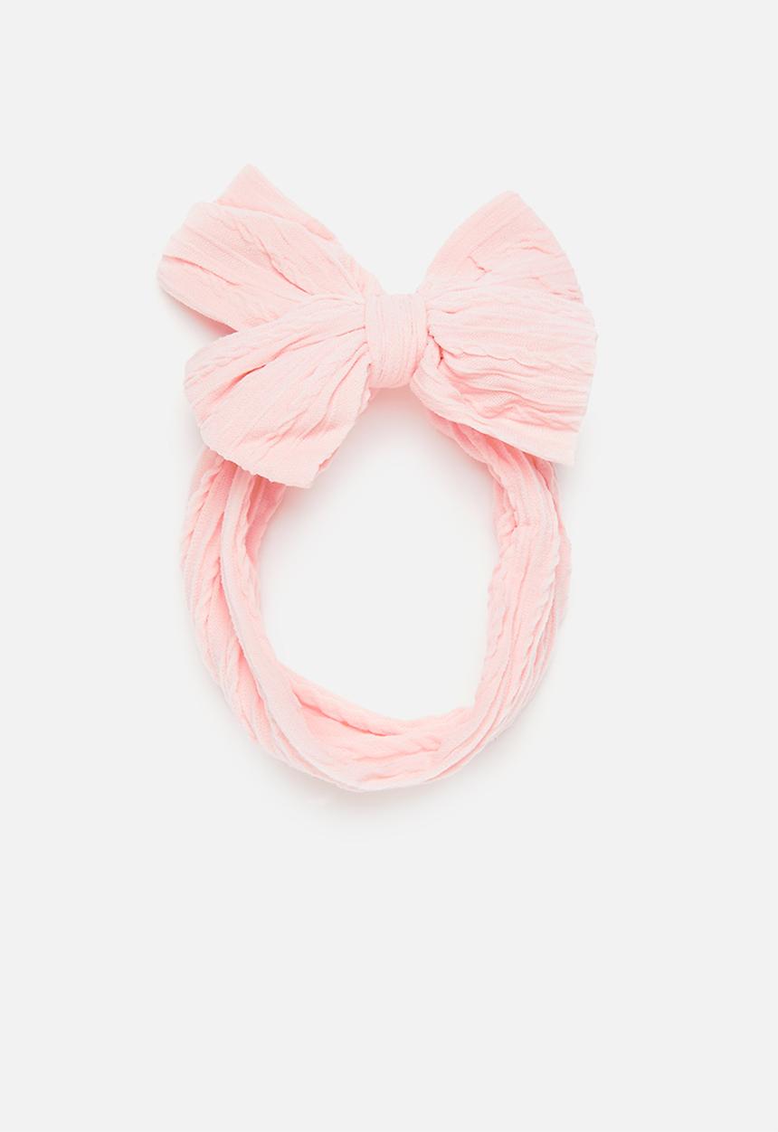 Pop Candy - Baby bow headband - pink