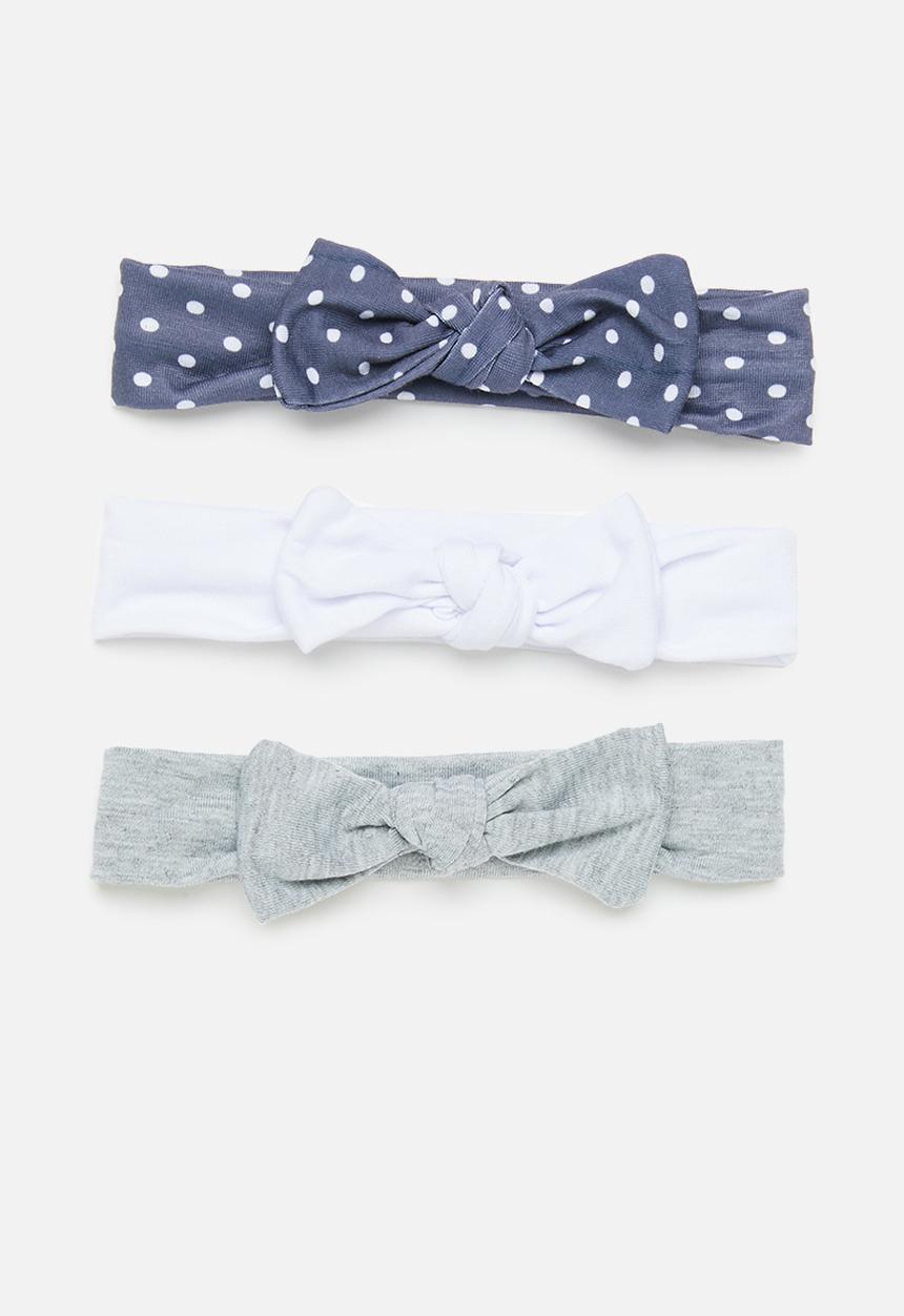 Pop Candy - Baby girls 3 pack headbands - multi