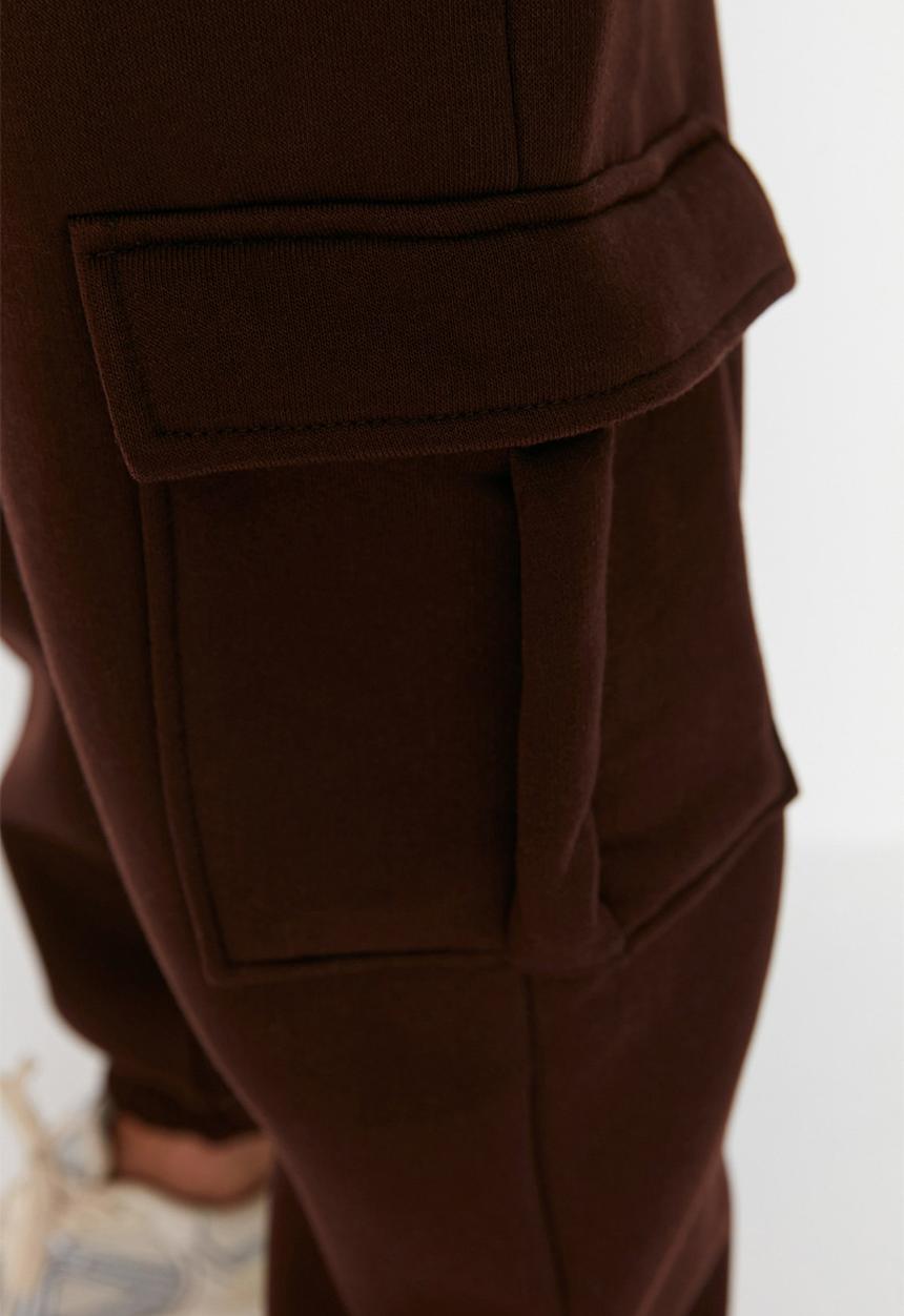 Trendyol - Pocket detail jogger sweatpants - dark brown