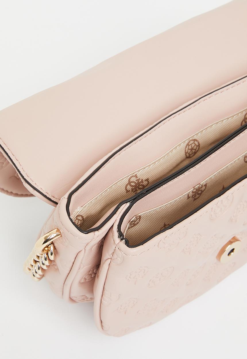 GUESS - La femme flap shoulder bag - pale rose 