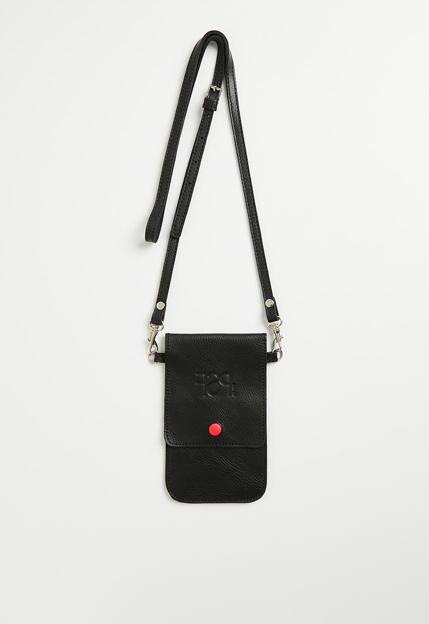 FSP Collection - Leather phone bag - black