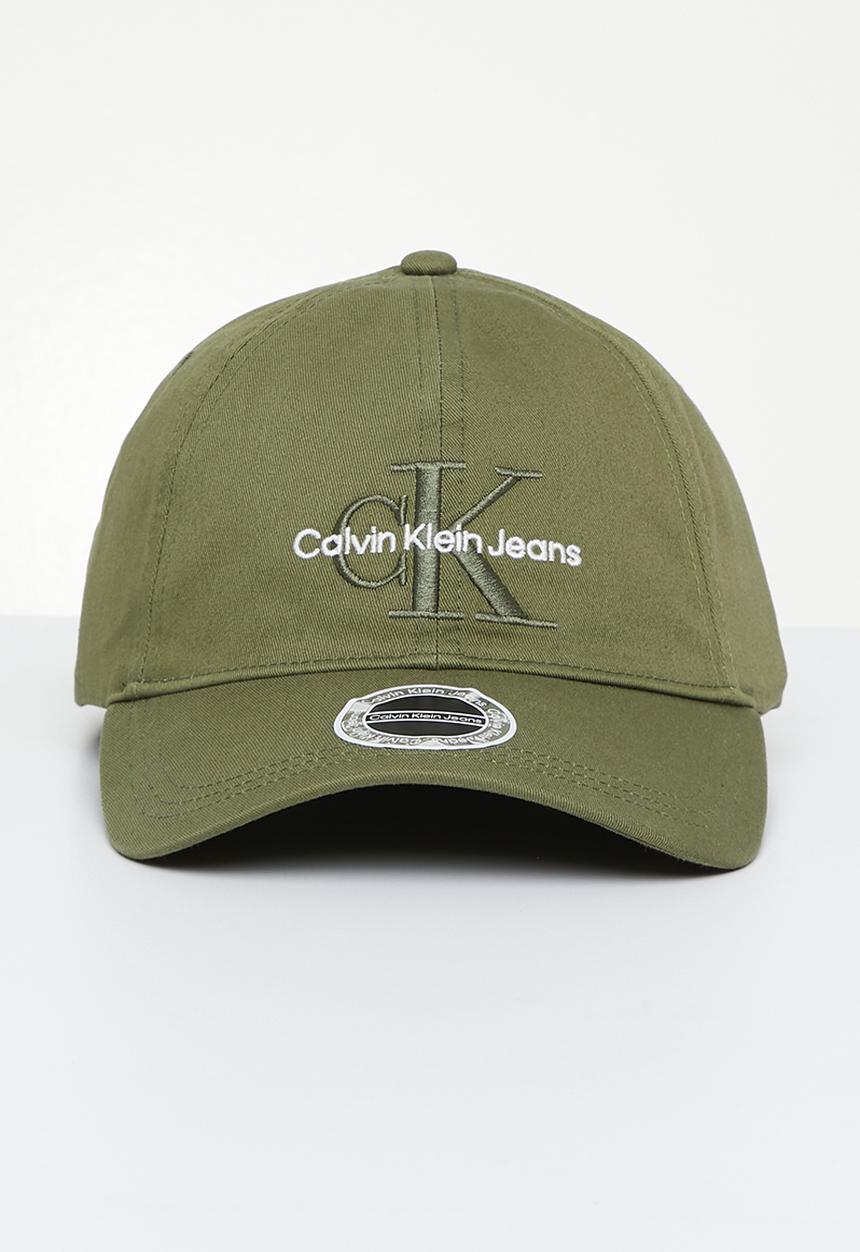 Calvin Klein - Monogram cap embro - burnt olive