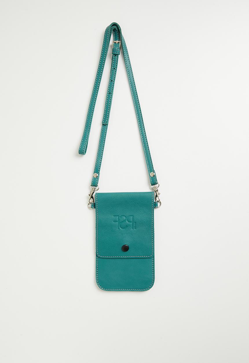 FSP Collection - Leather phone bag - teal