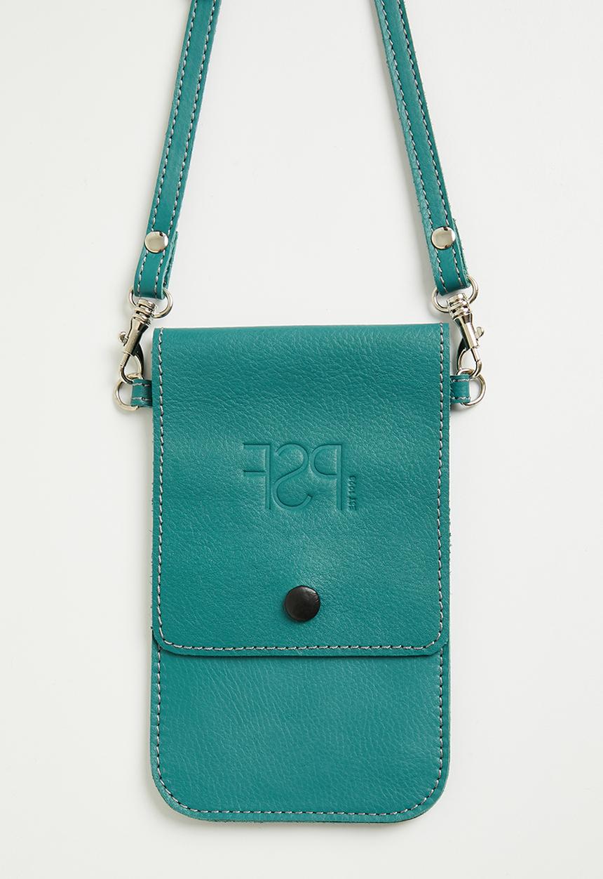 FSP Collection - Leather phone bag - teal