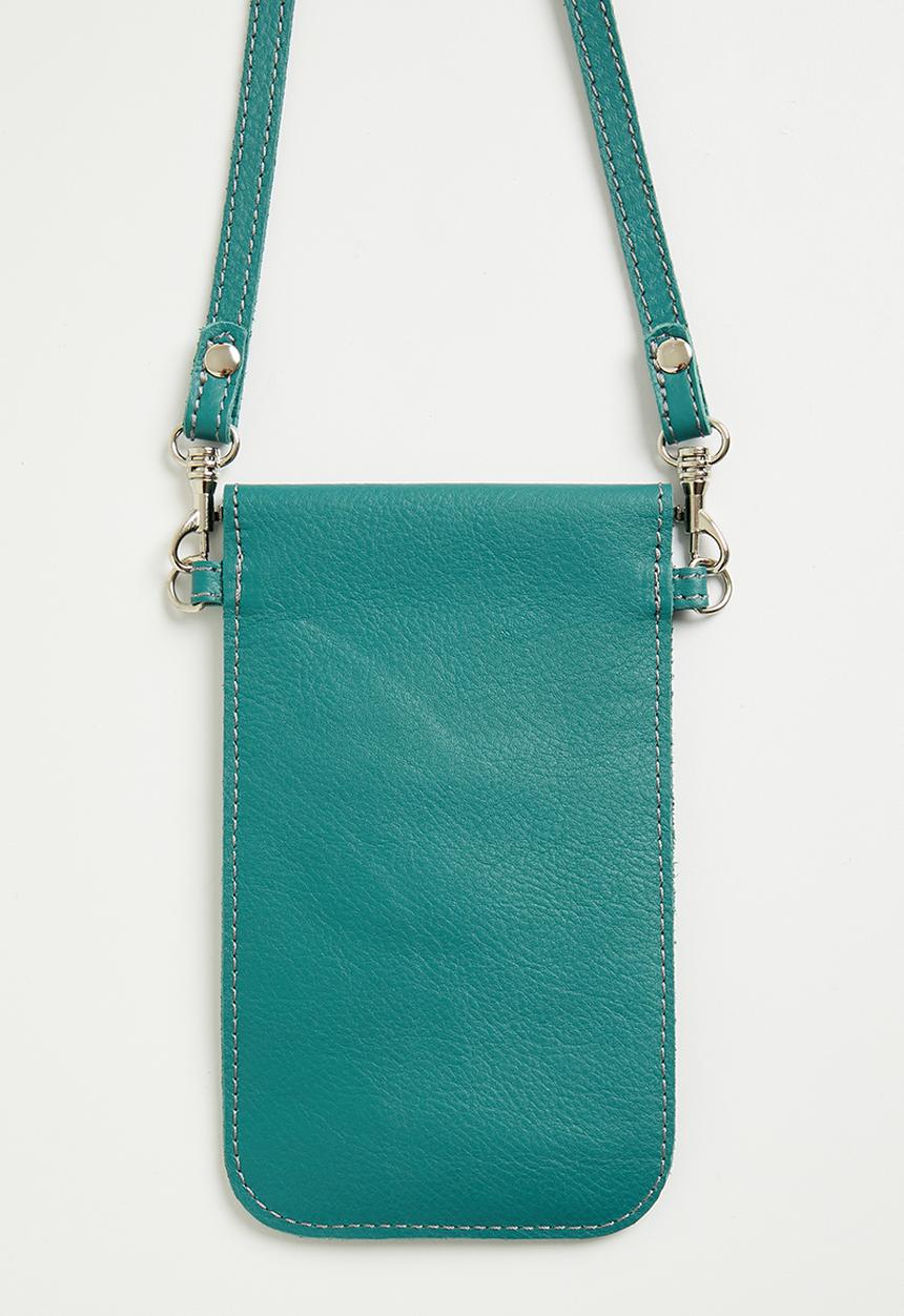 FSP Collection - Leather phone bag - teal