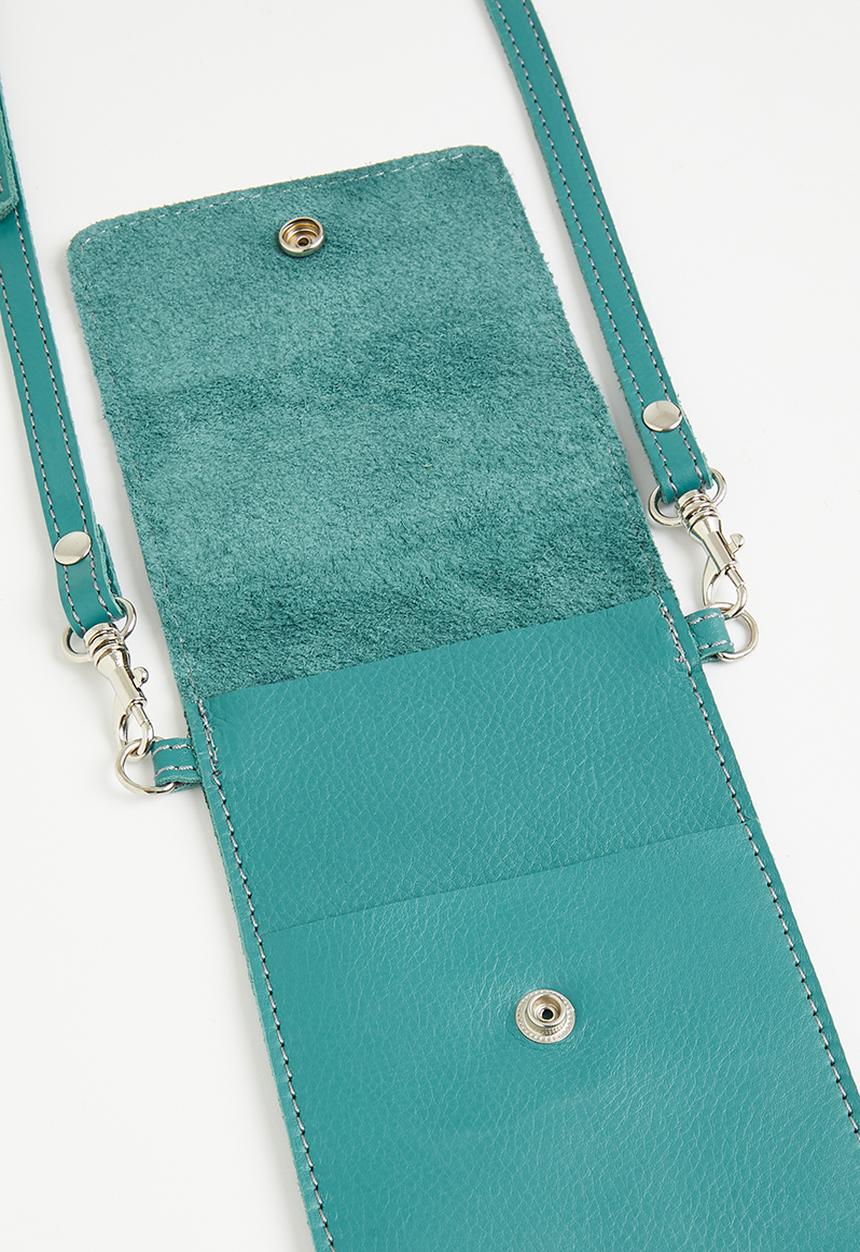 FSP Collection - Leather phone bag - teal