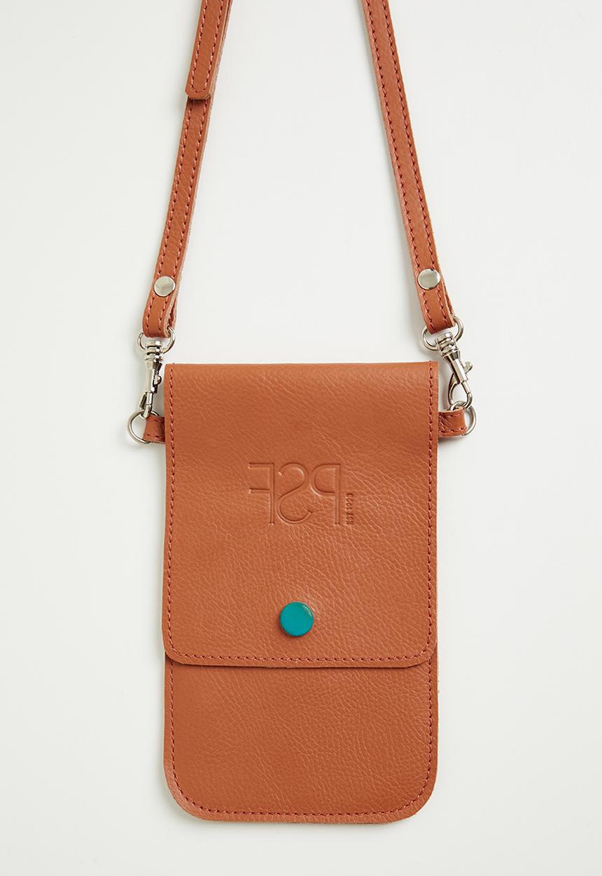 FSP Collection - Leather phone bag - orange