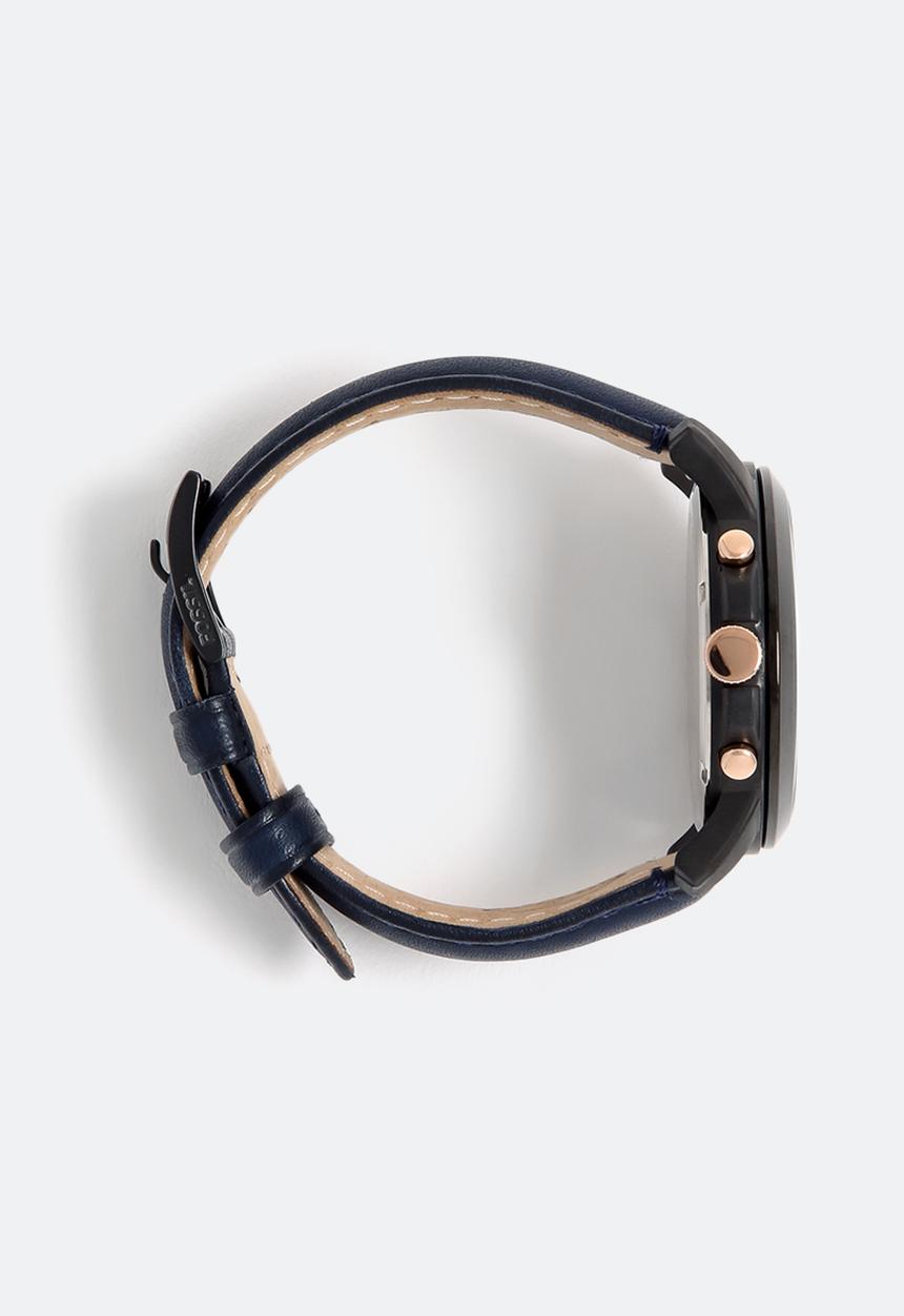 Fossil - Grant - Blue Strap / Grey Face
