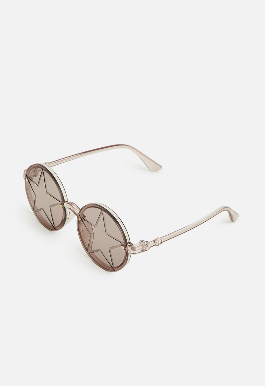 Pop Candy - Girls star round sunnies - bronze