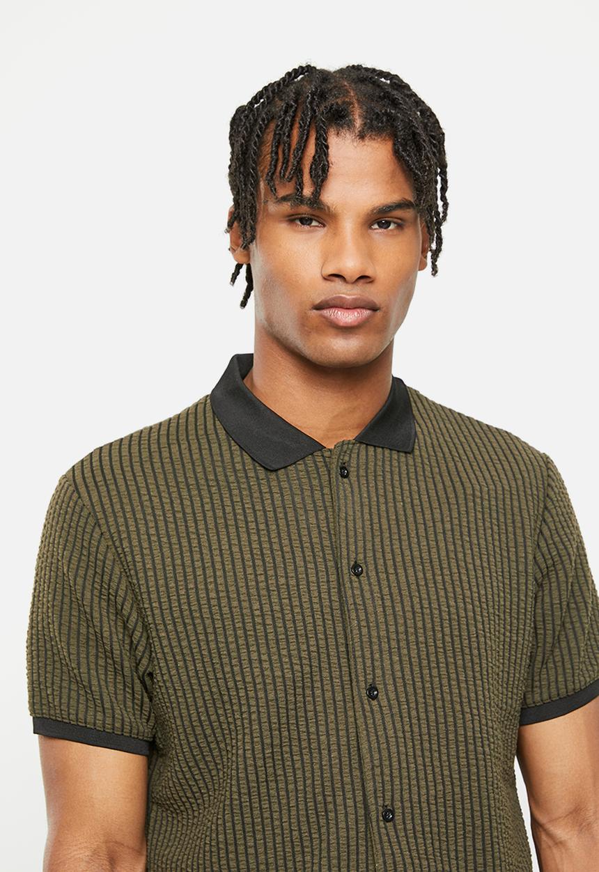 Brave Soul - Mps-501webber shirt - khaki