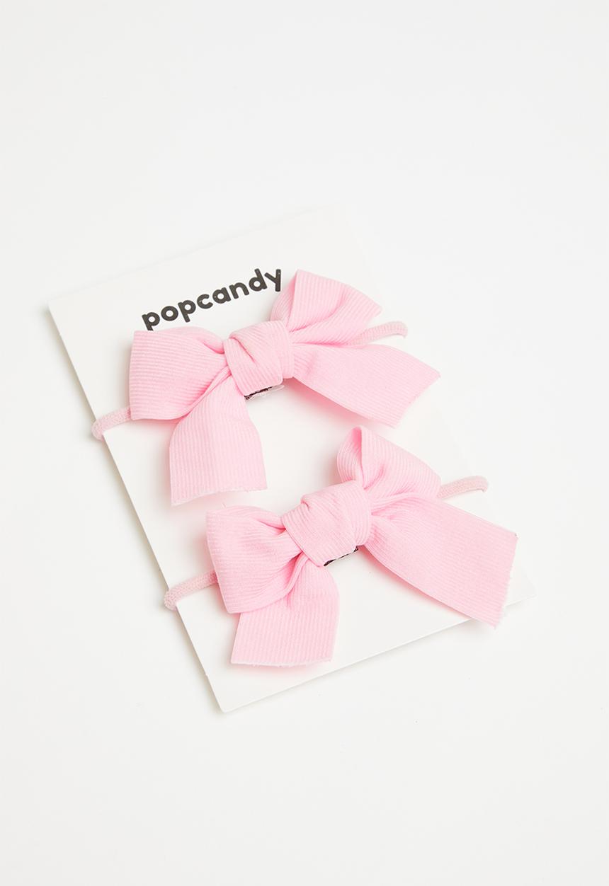 Pop Candy - Bow pom poms - pink