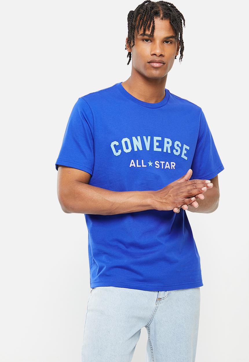 Converse - Go-to all star logo tee - cobalt