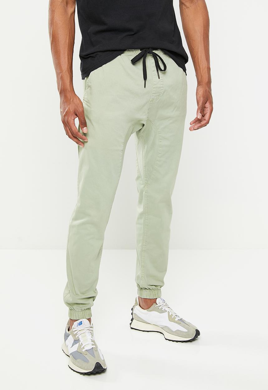 Cotton On - Drake cuffed pant - washed sea foam